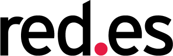 Logo de red.es, entidad pública que promueve el desarrollo de la sociedad de la información en España, con un diseño moderno y colores llamativos.